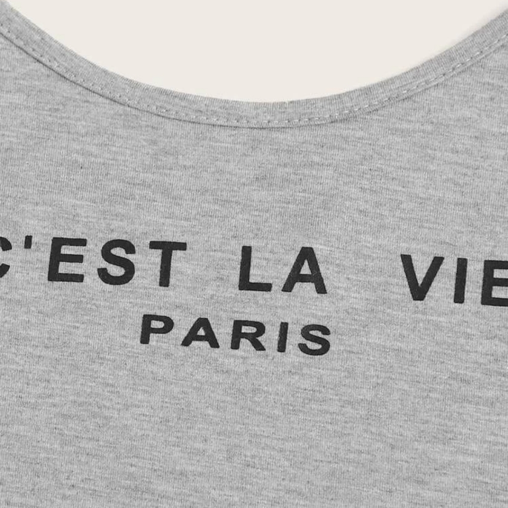 GRAY LOGO BODYSUIT - Picture 4 of 5